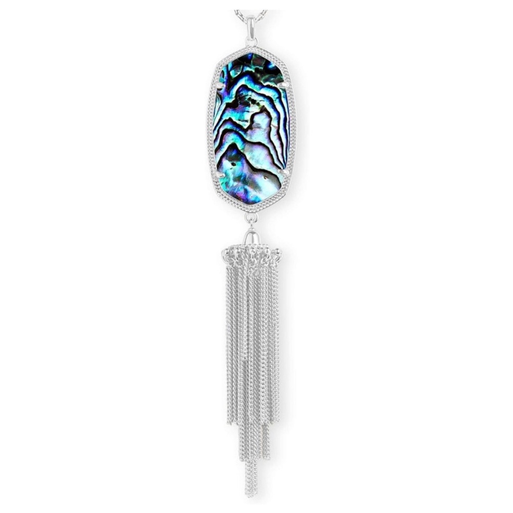 Kendra Scott Rayne Long Pendant Necklace - Abalone Shell